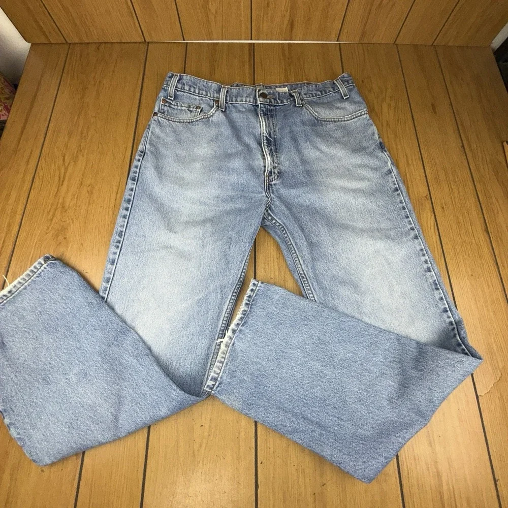Vintage 1998‎ Levi's 505 Jeans 38x32 Regular Fit Straight Leg Made in Colombia